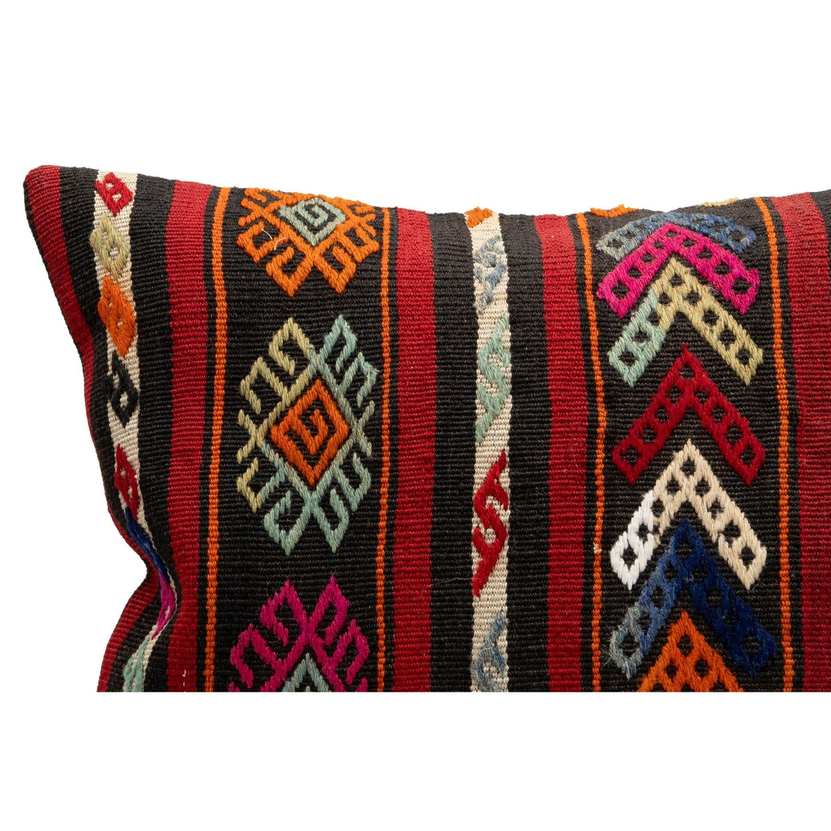 Oriental Handwoven Throw Pillow Cover 20" x 20"