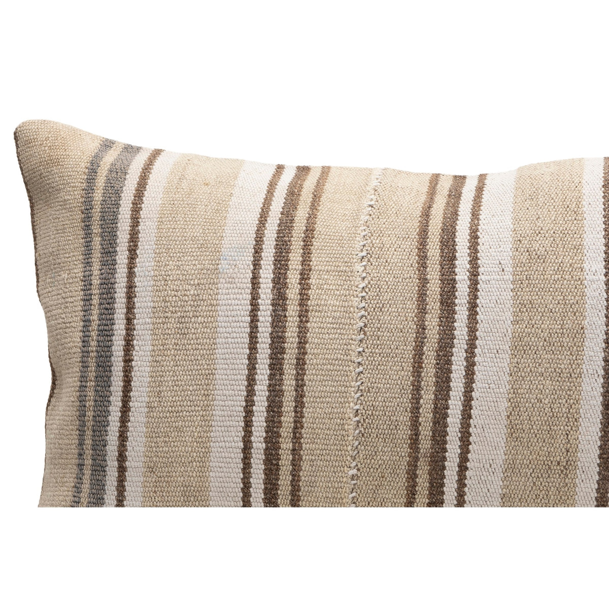 Vintage Striped Kilim Pillow Cover 16" x 24"