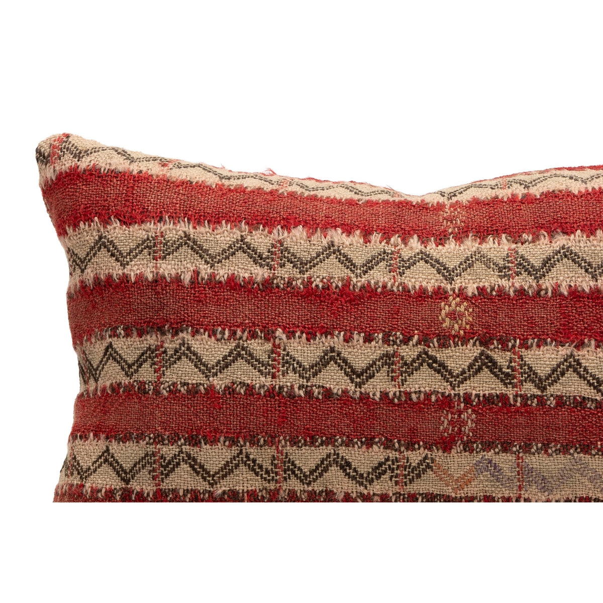 Striped Boho Throw Pillow Cover