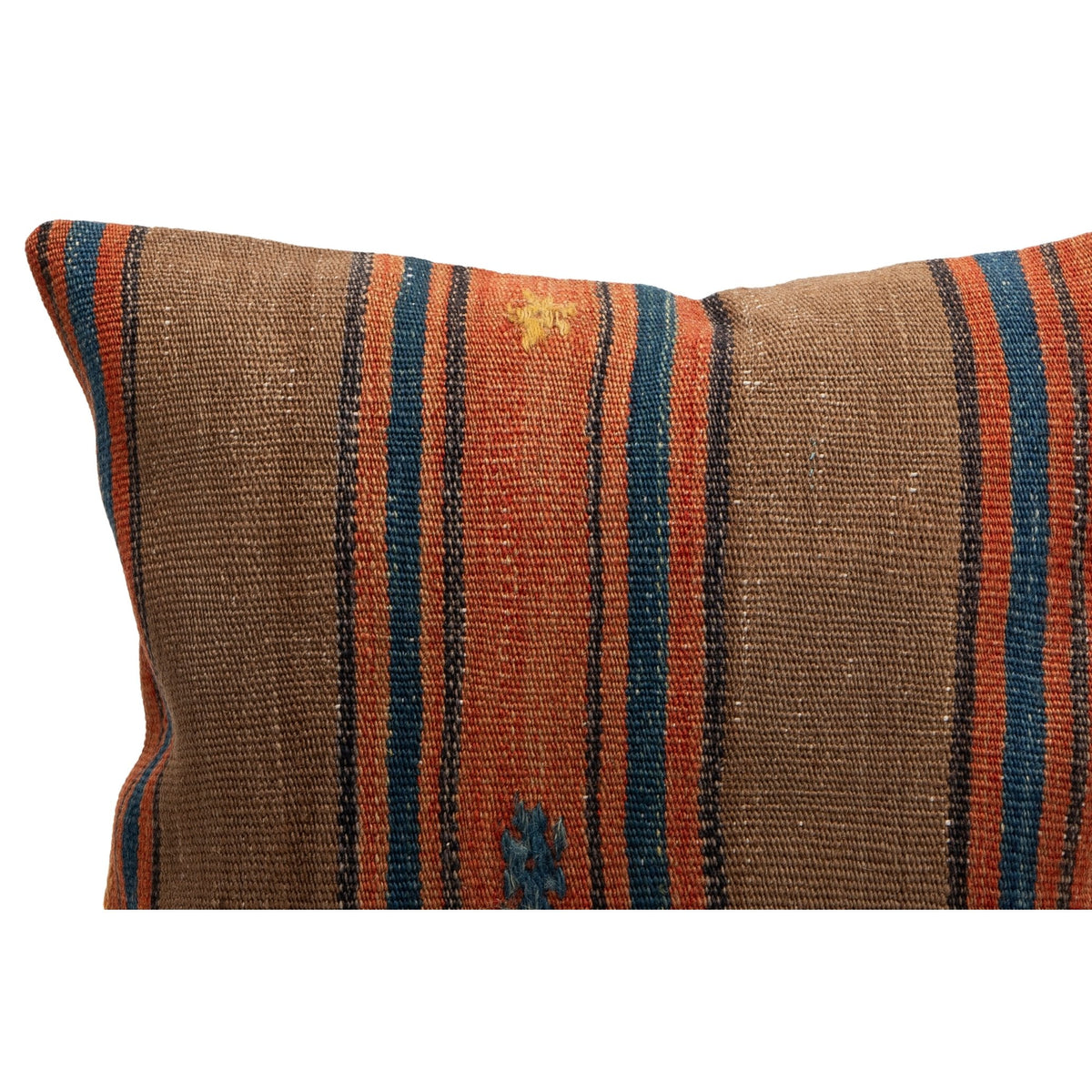 Handwoven Kilim Throw Pillow Cover 16" x 16"