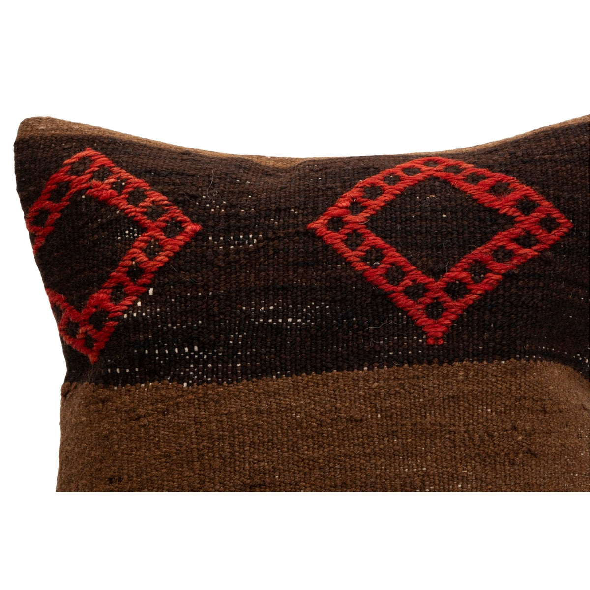 Handwoven Kilim Throw Pillow Case 16" x 16"