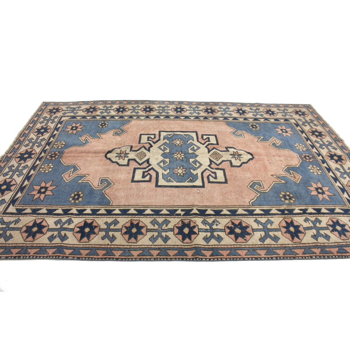 Baram - (5'7'' x 8'2'') Vintage Turkish Rug