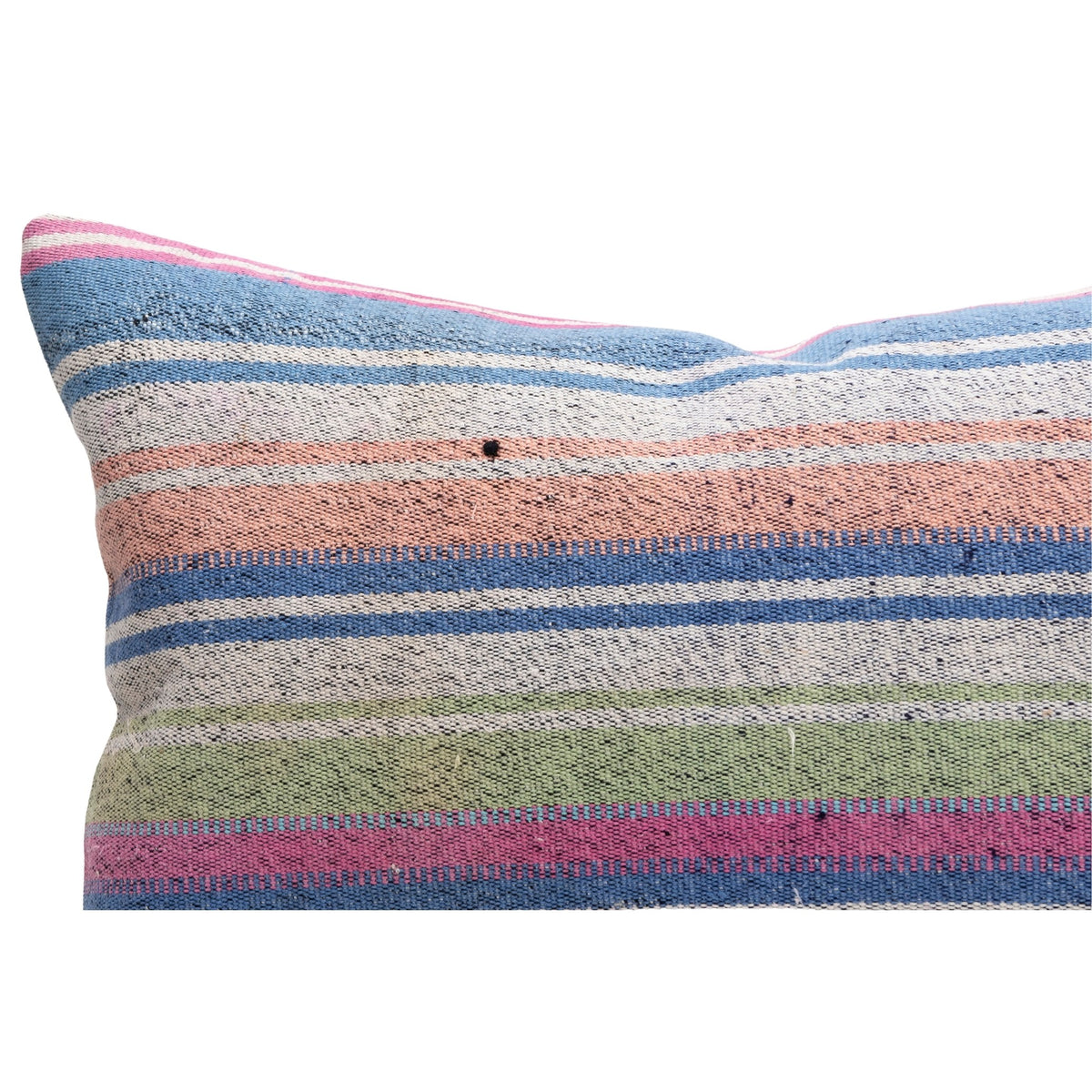 Vintage Striped Kilim Pillow Cover 16" x 24"