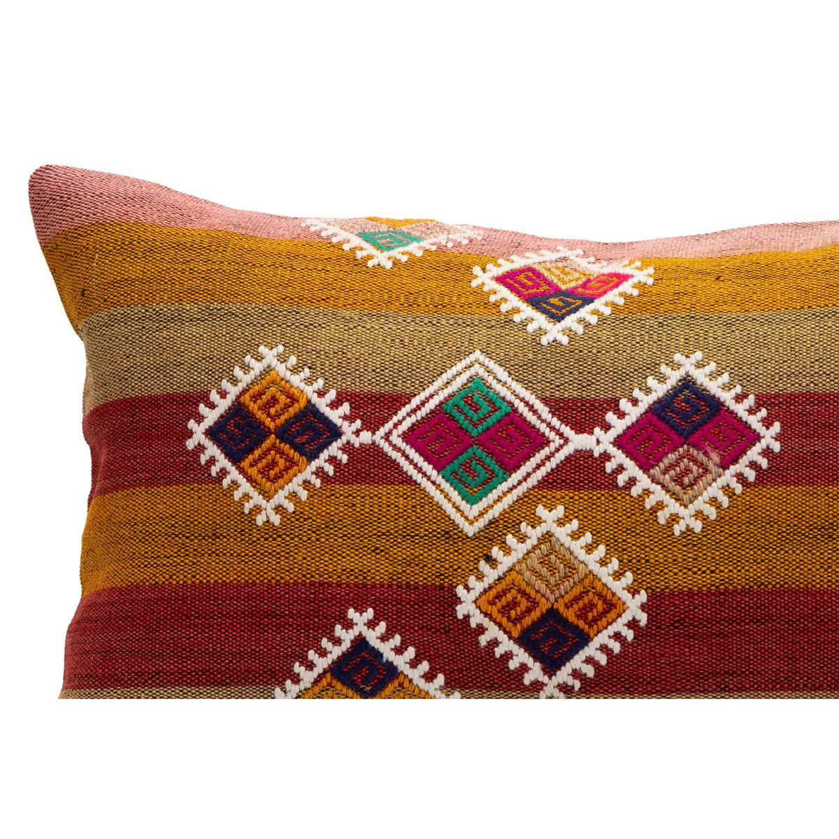 Oriental Kilim Throw Pillow Cover 12" x 20"