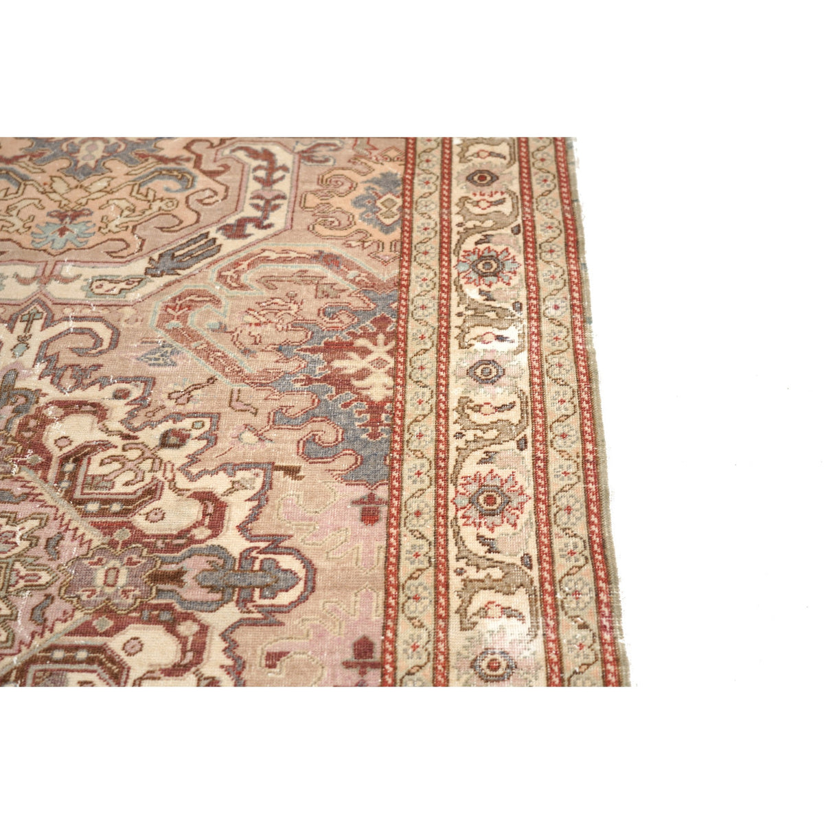 Linares - (4'10'' x 7') Vintage Turkish Rug