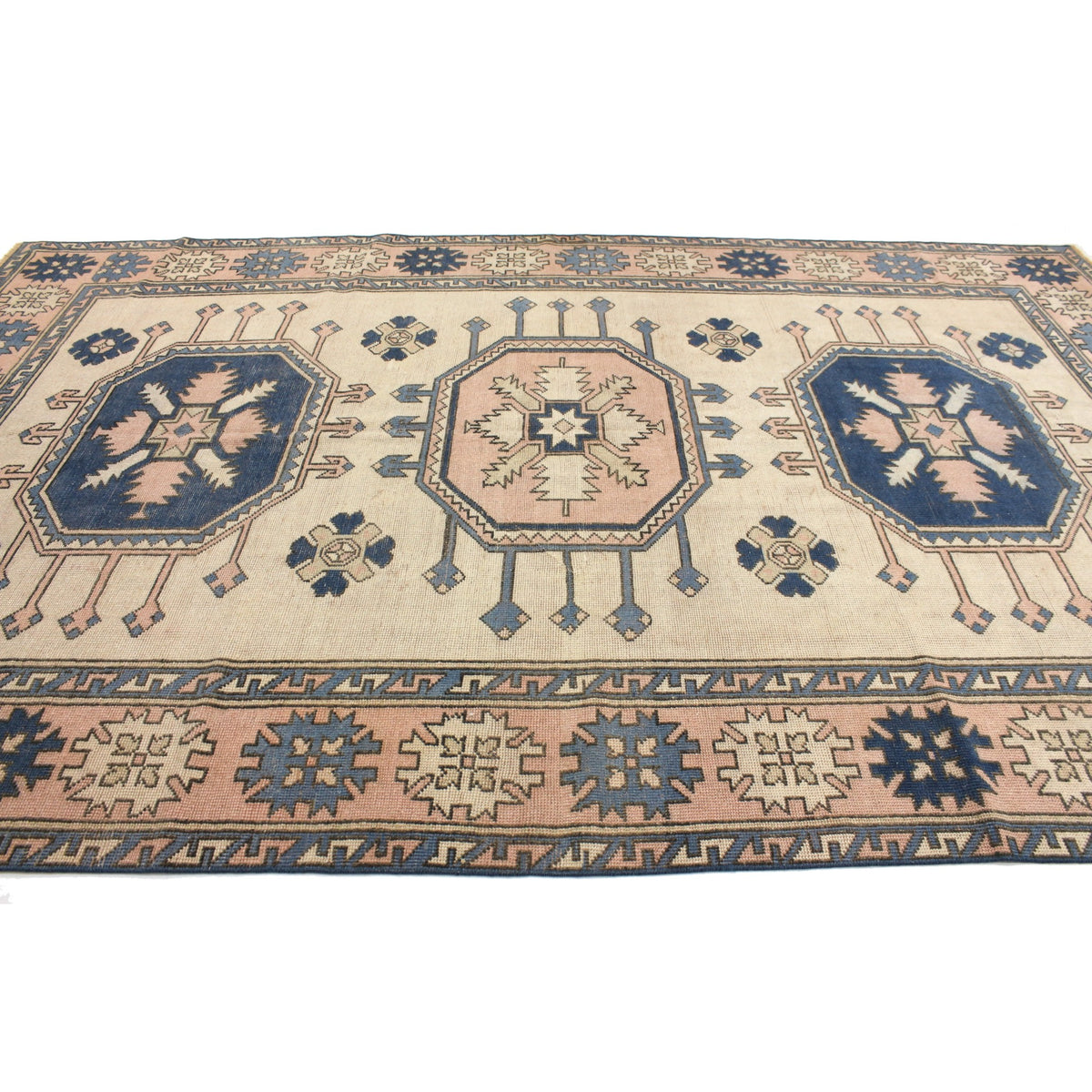 Kenanga - (6'9'' x 10'5'') Vintage Turkish Rug