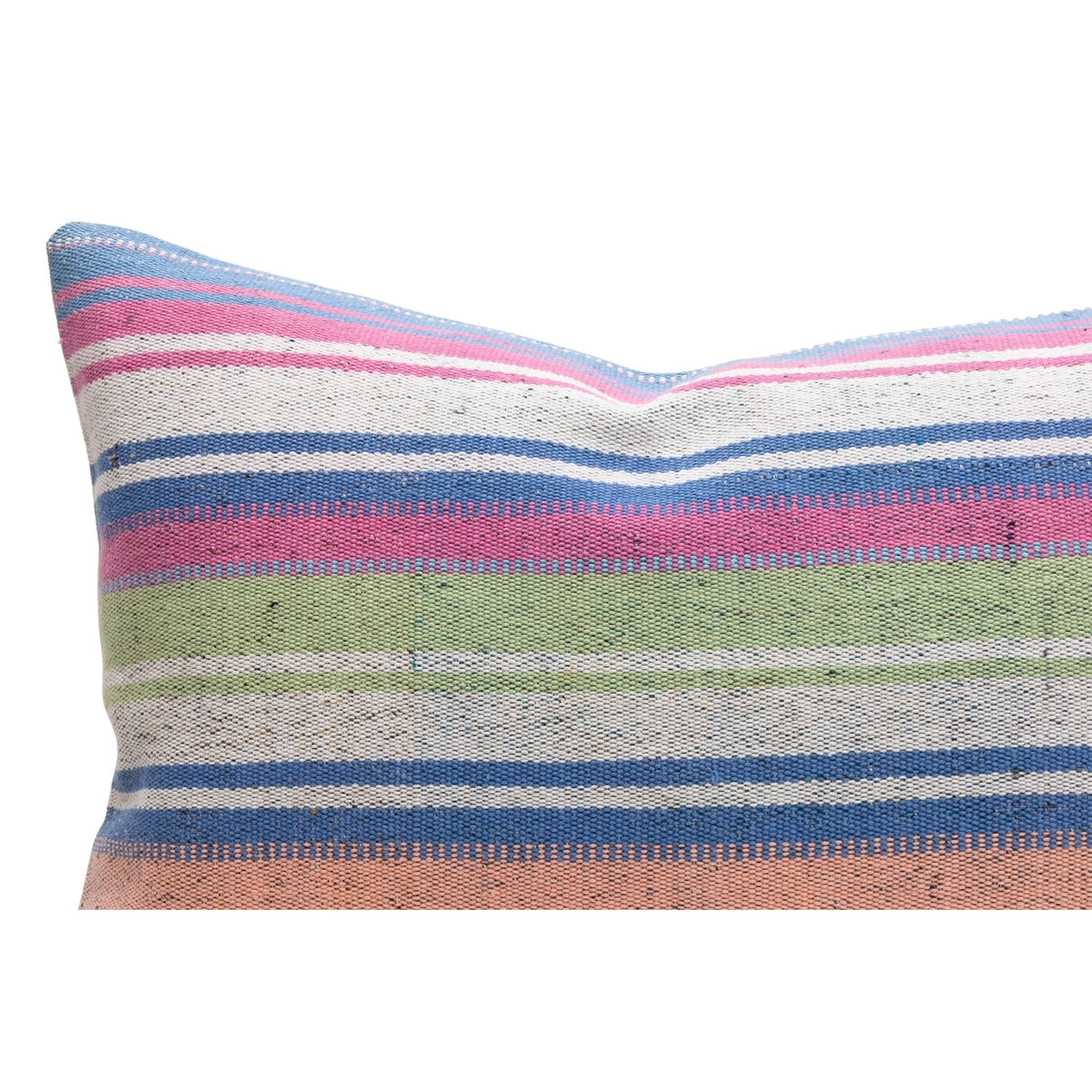 Vintage Striped Kilim Pillow Cover 16" x 24"