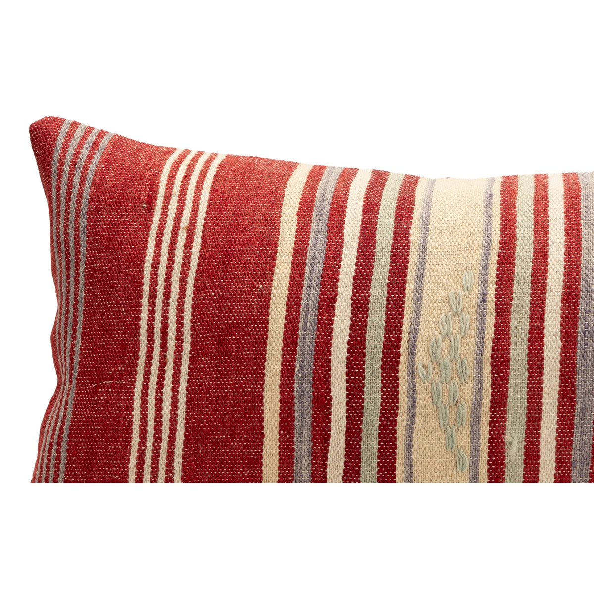 Vintage Striped Kilim Pillow Case 12" x 20"