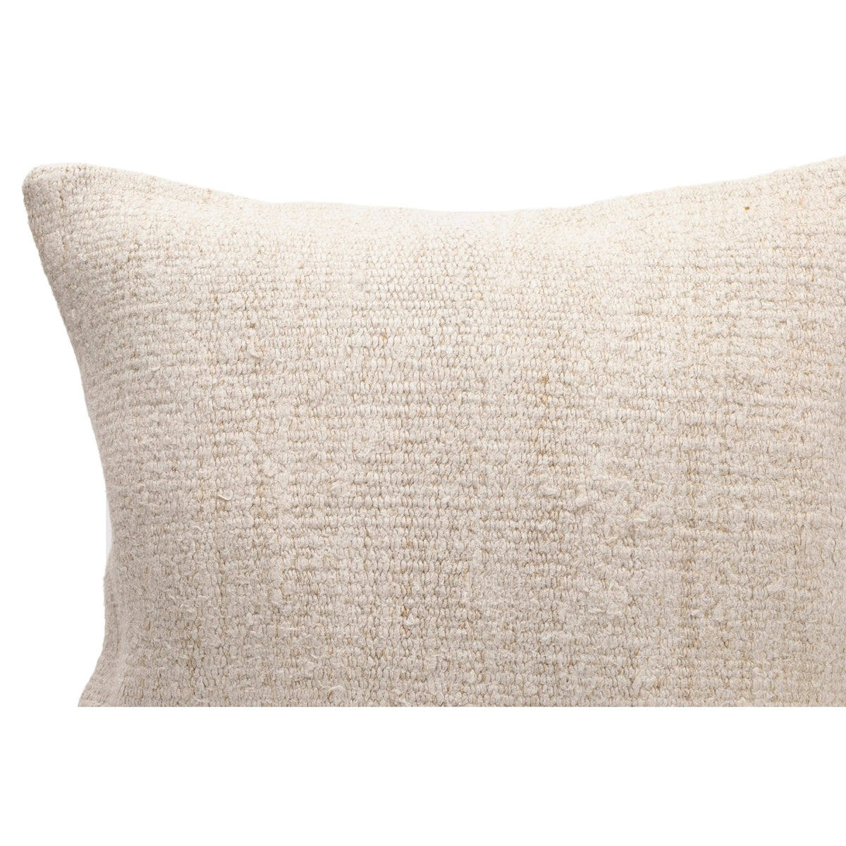 Handwoven Natural Hemp Pillow Cover 16" x 16"