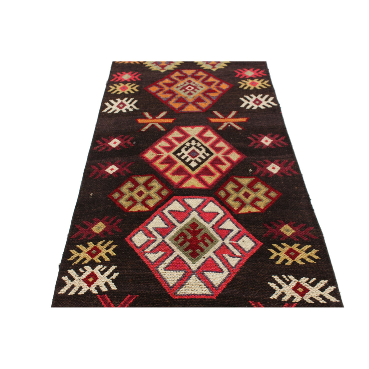 Sarnakh - (2'11" x 14'1") Vintage Turkish Runner Rug