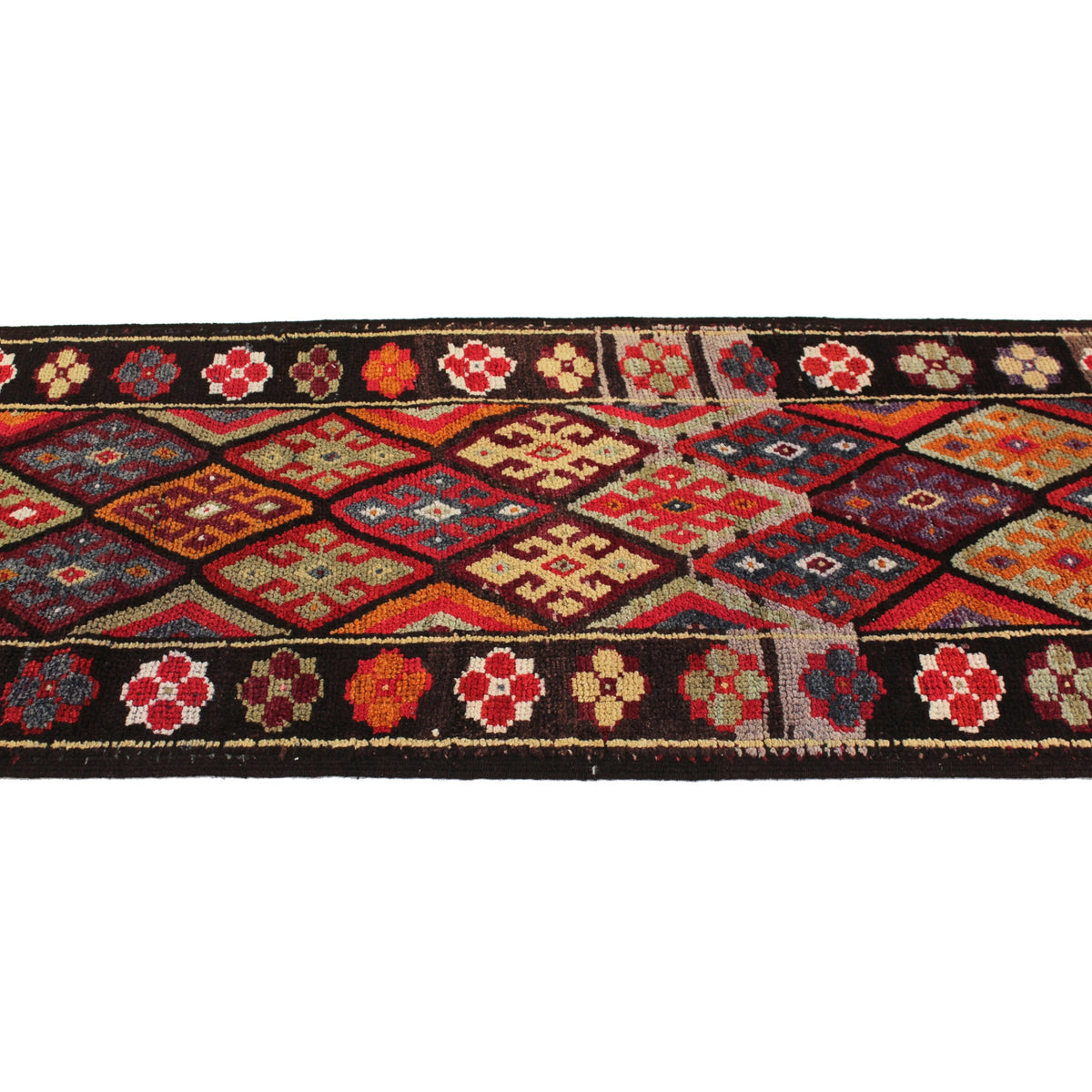 Marlula - (2'10" x 13') Vintage Turkish Runner Rug