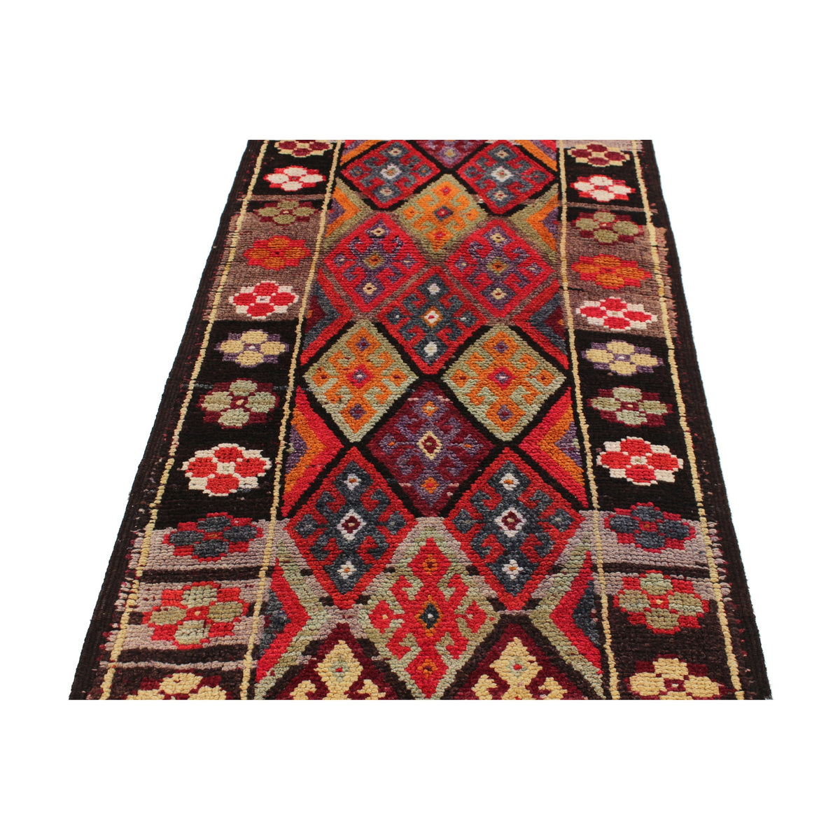 Marlula - (2'10" x 13') Vintage Turkish Runner Rug