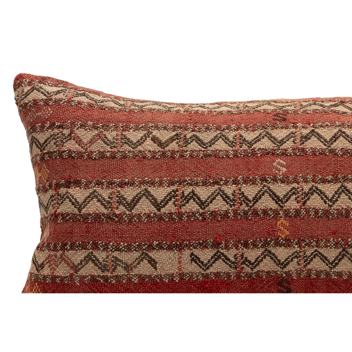 Striped Boho Throw Pillow Cover