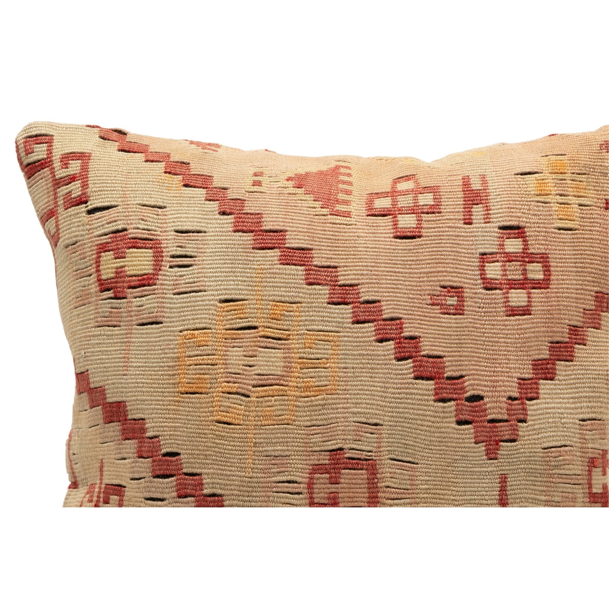 Vintage Handwoven Turkish Kilim Pillow Cover