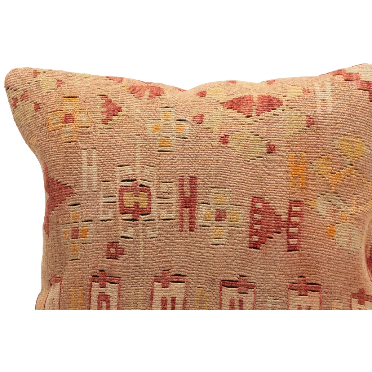 Vintage Handwoven Turkish Kilim Pillow Cover