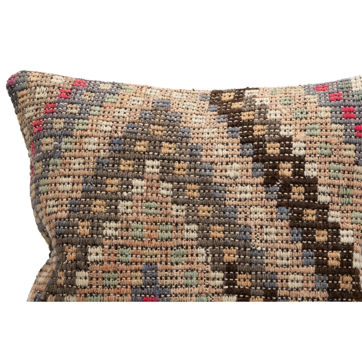 Handwoven Vintage Kilim Pillow Case 16" x 16"