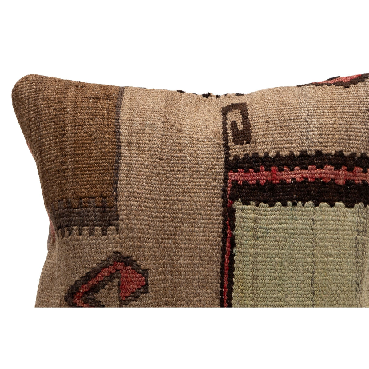 Handmade Kilim Throw Pillow Cover 16" x 16"