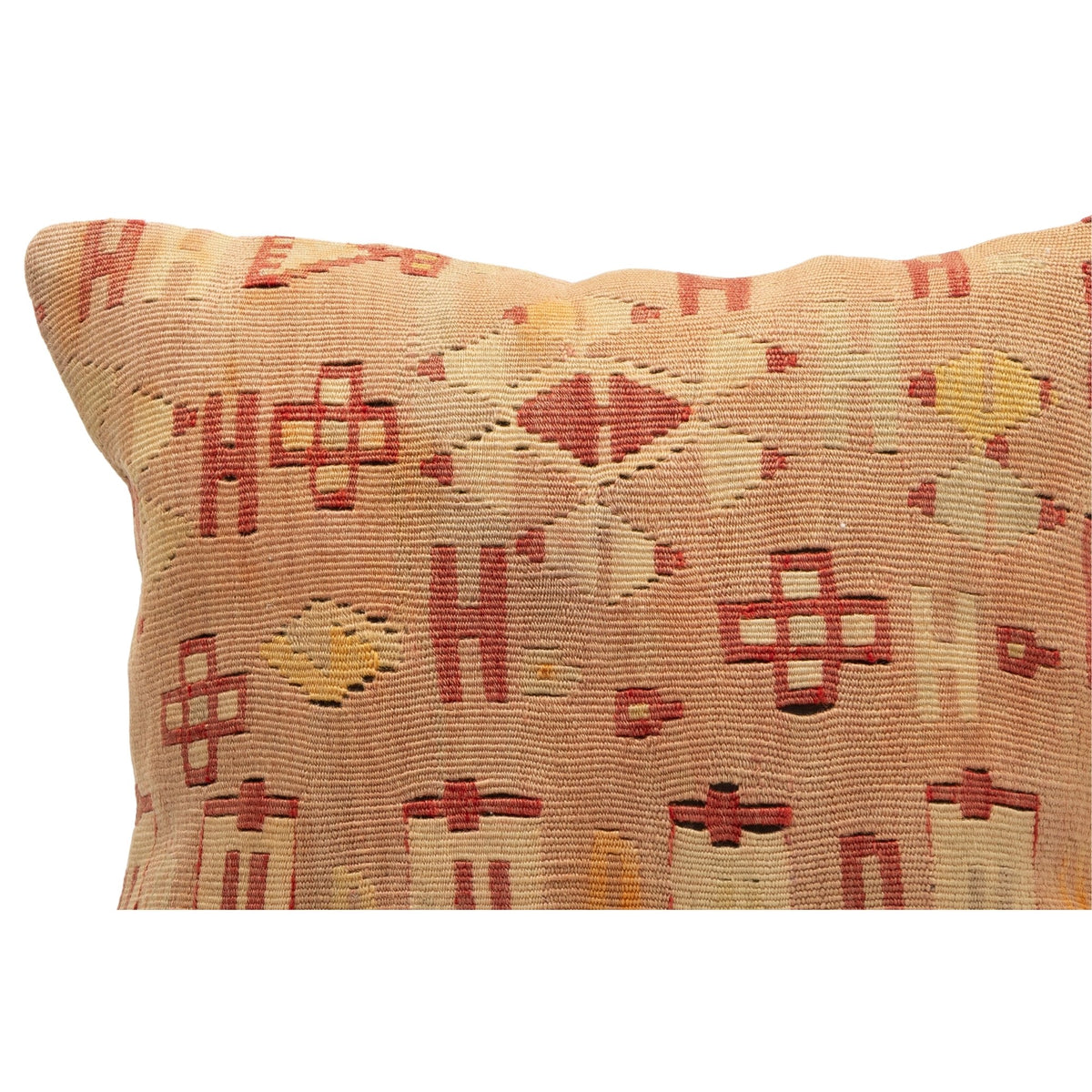 Vintage Handwoven Turkish Kilim Pillow Cover