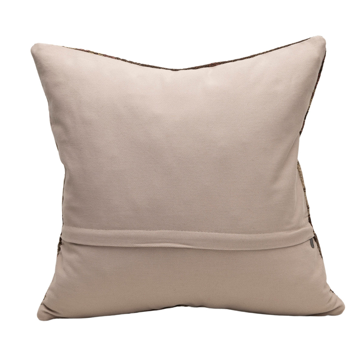 Handwoven Neutral Kilim Pillow Cover 20" x 20"
