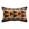 One-of-a-Kind Boho Kilim Pillow, 12x20" Handwoven Lumbar Pillow Cover - Bohemian Home Decor