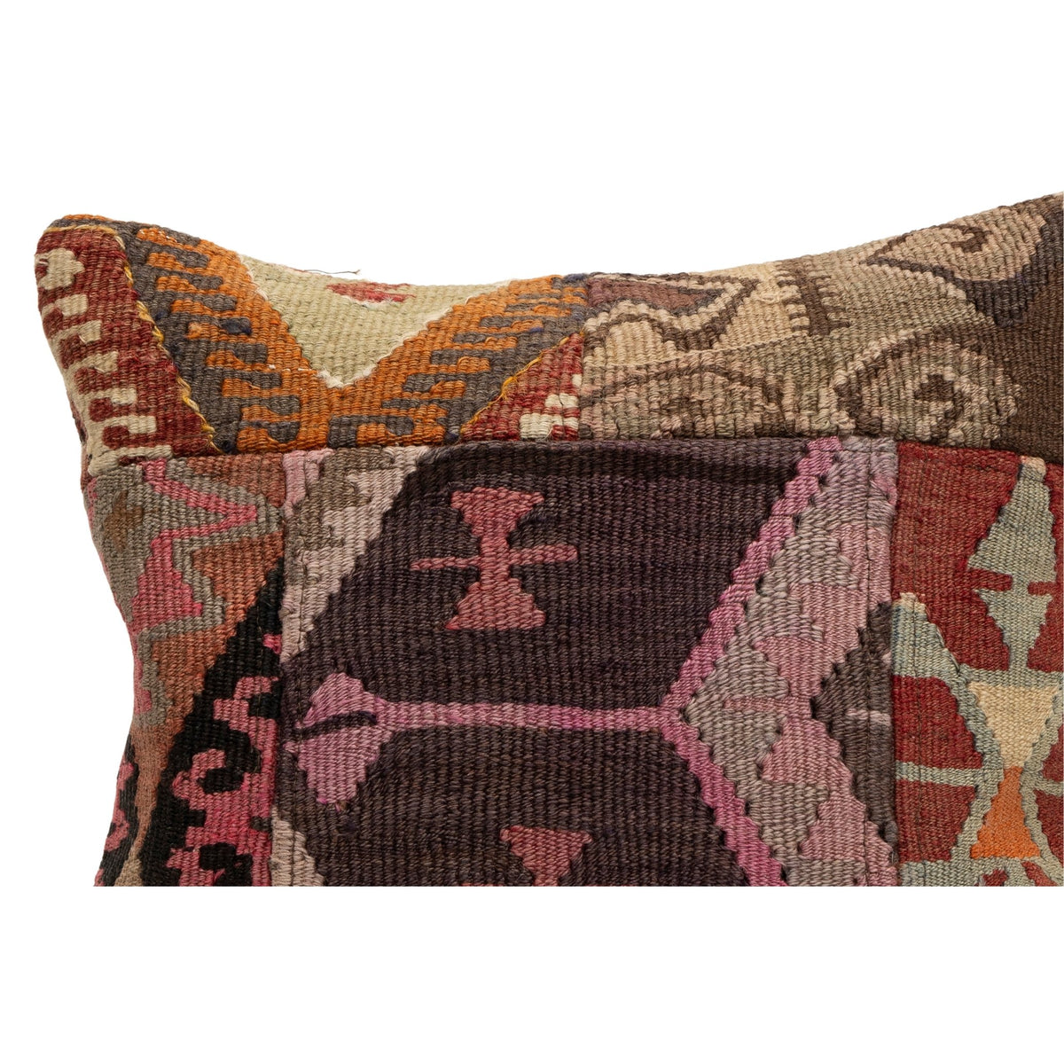 Handmade Vintage Turkish Kilim Pillow Cover