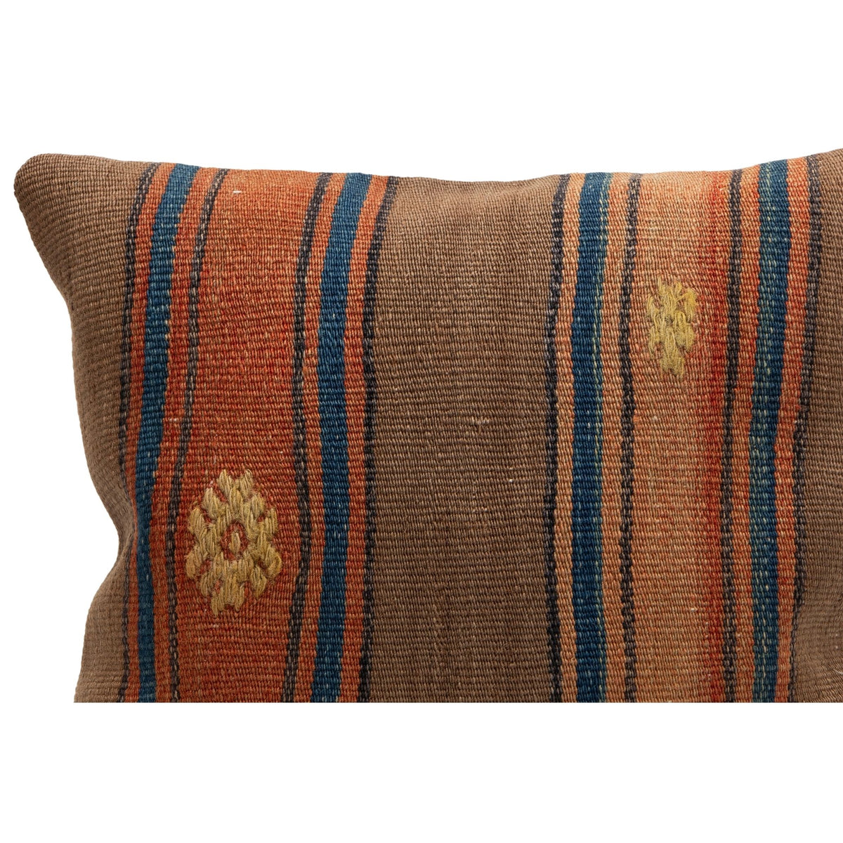 Handmade Kilim Throw Pillow Cover 16" x 16"