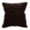 Brown textured pillow 