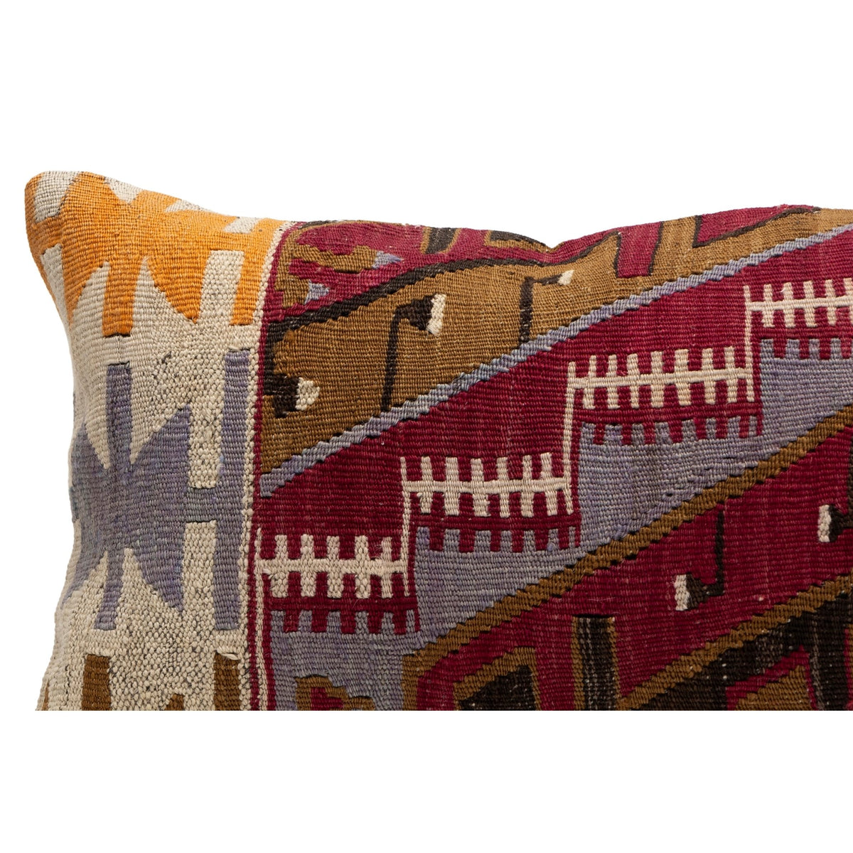 Oriental Kilim Throw Pillow Cover 12" x 20"