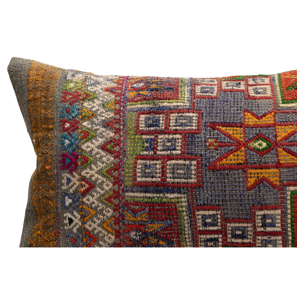 Vintage Ethnic Kilim Pillow Cover 16" x 24"