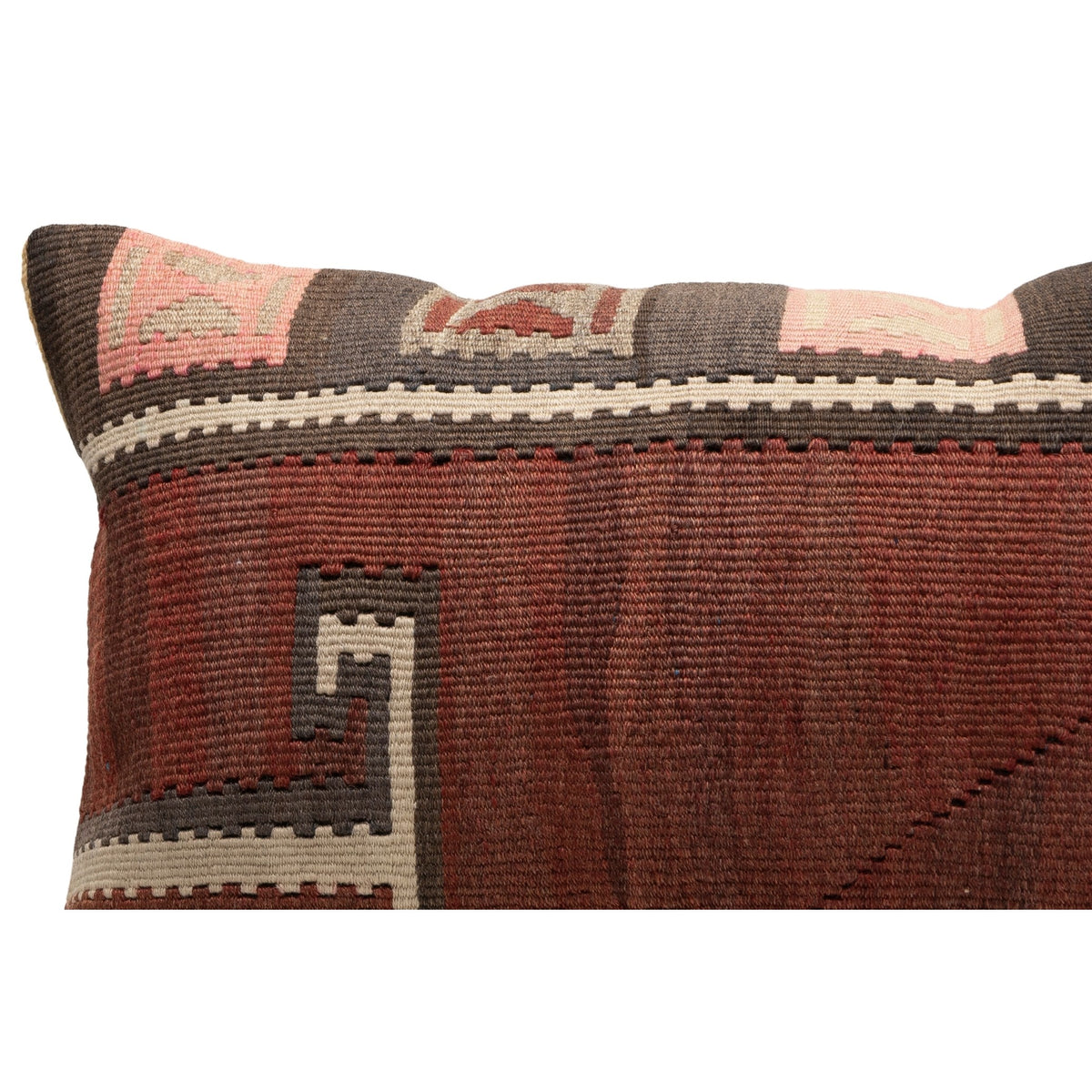 Handmade Oriental Kilim Throw Pillow Case 16" x 24"