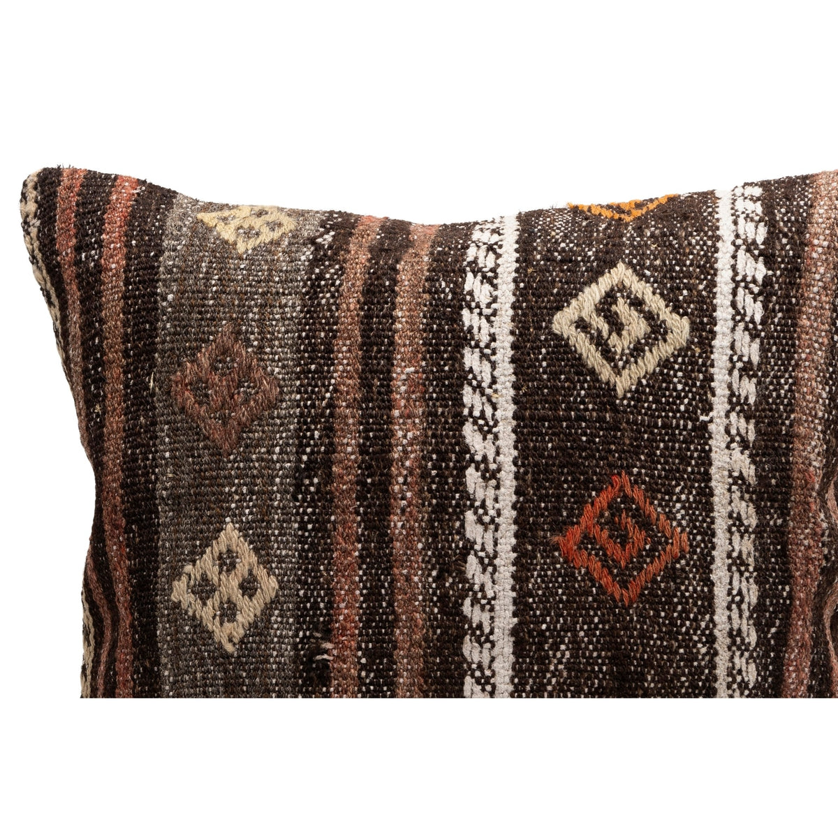 Handmade Neutral Kilim Pillow Cover 20" x 20"