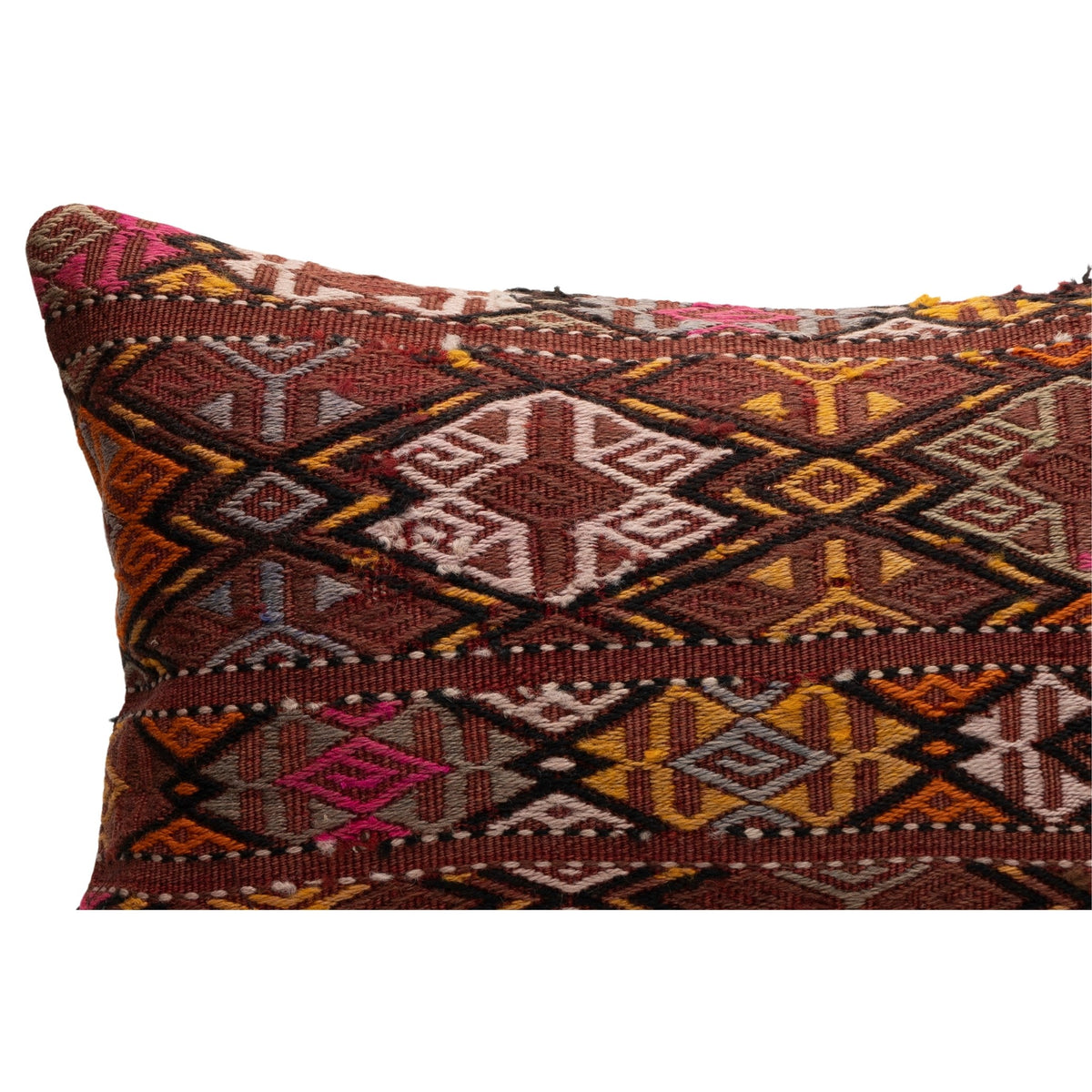 Vintage Ethnic Kilim Pillow Cover 16" x 24"