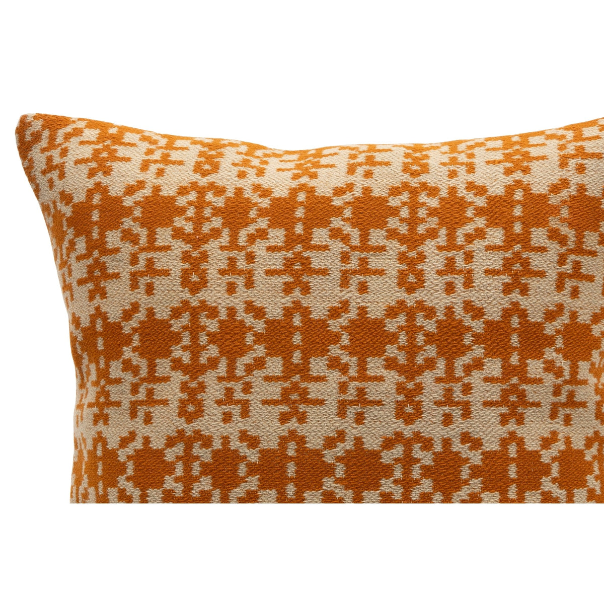 Vintage Orange Kilim Cushion Cover 16" x 16"