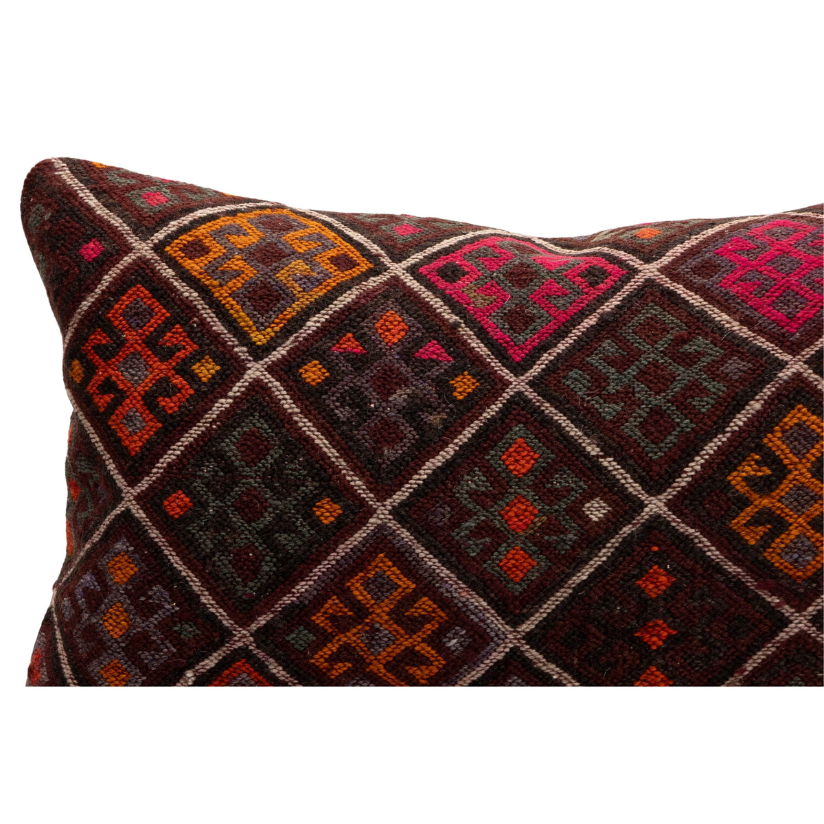 Vintage Kilim Throw Pillow Covers 16" x 24"