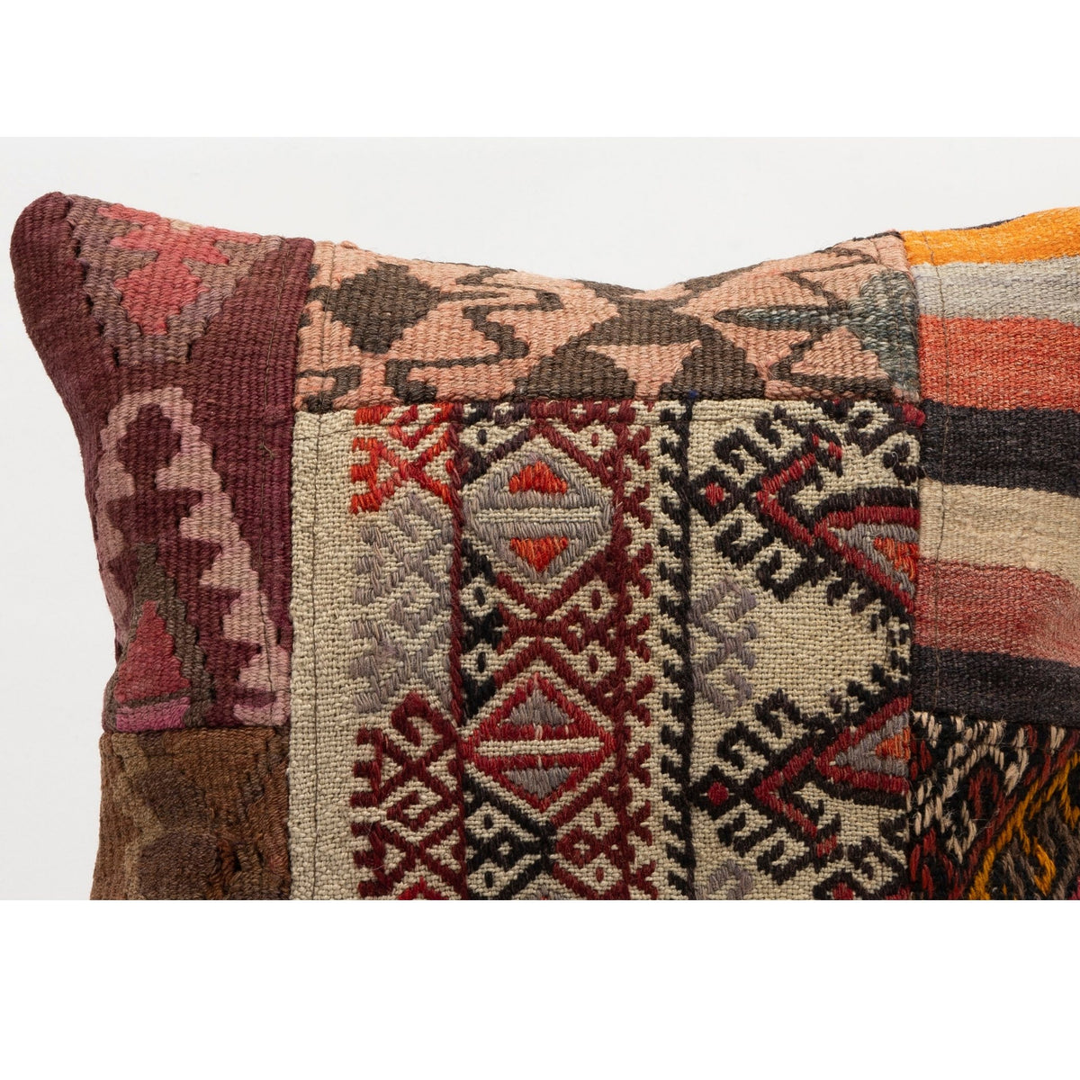 Handmade Vintage Turkish Kilim Pillow Cover