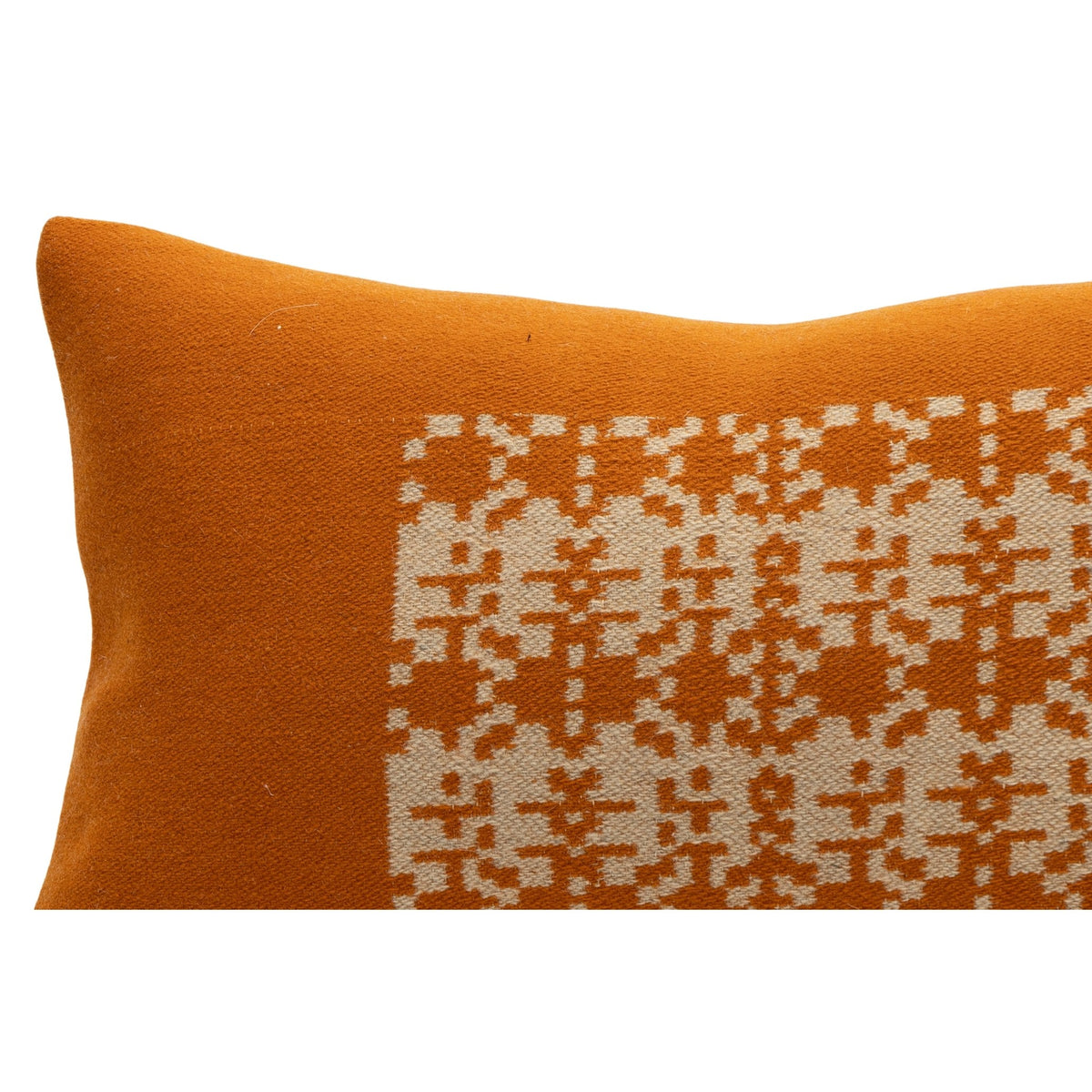 Neutral Handwoven Kilim Throw Pillow Cover 12" x 20"