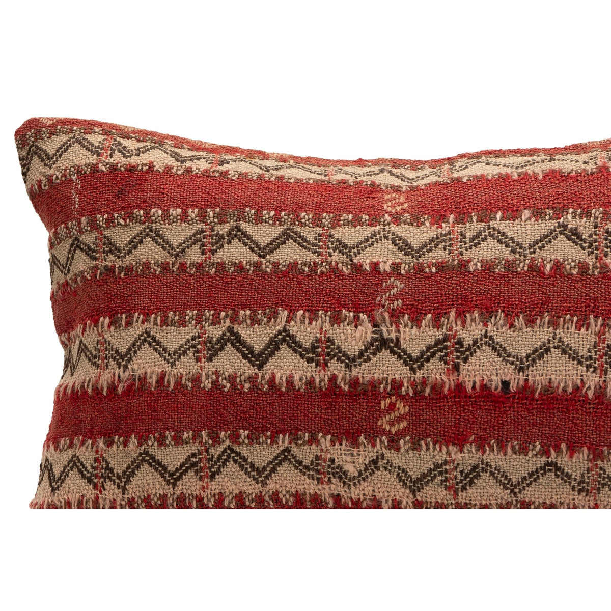 Striped Boho Throw Pillow Cover