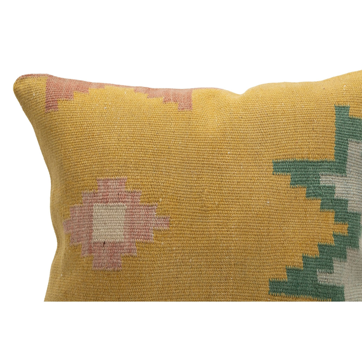 Vintage Handwoven Turkish Kilim Pillow Cover