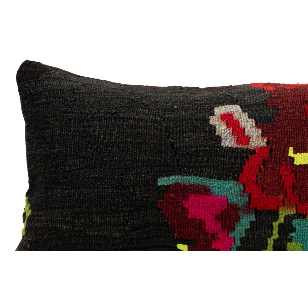 Handwoven Kilim Pillow Cover 12" x 20"