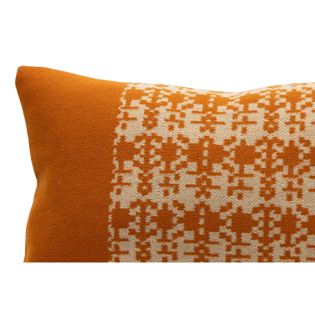 Neutral Handwoven Kilim Throw Pillow Cover 12" x 20"