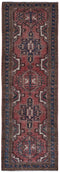 3'6" x 10'7" Oriental Persian Style Red Runner Rug