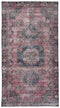 3'10" x 7'6" Pink Vintage Persian Style Rug