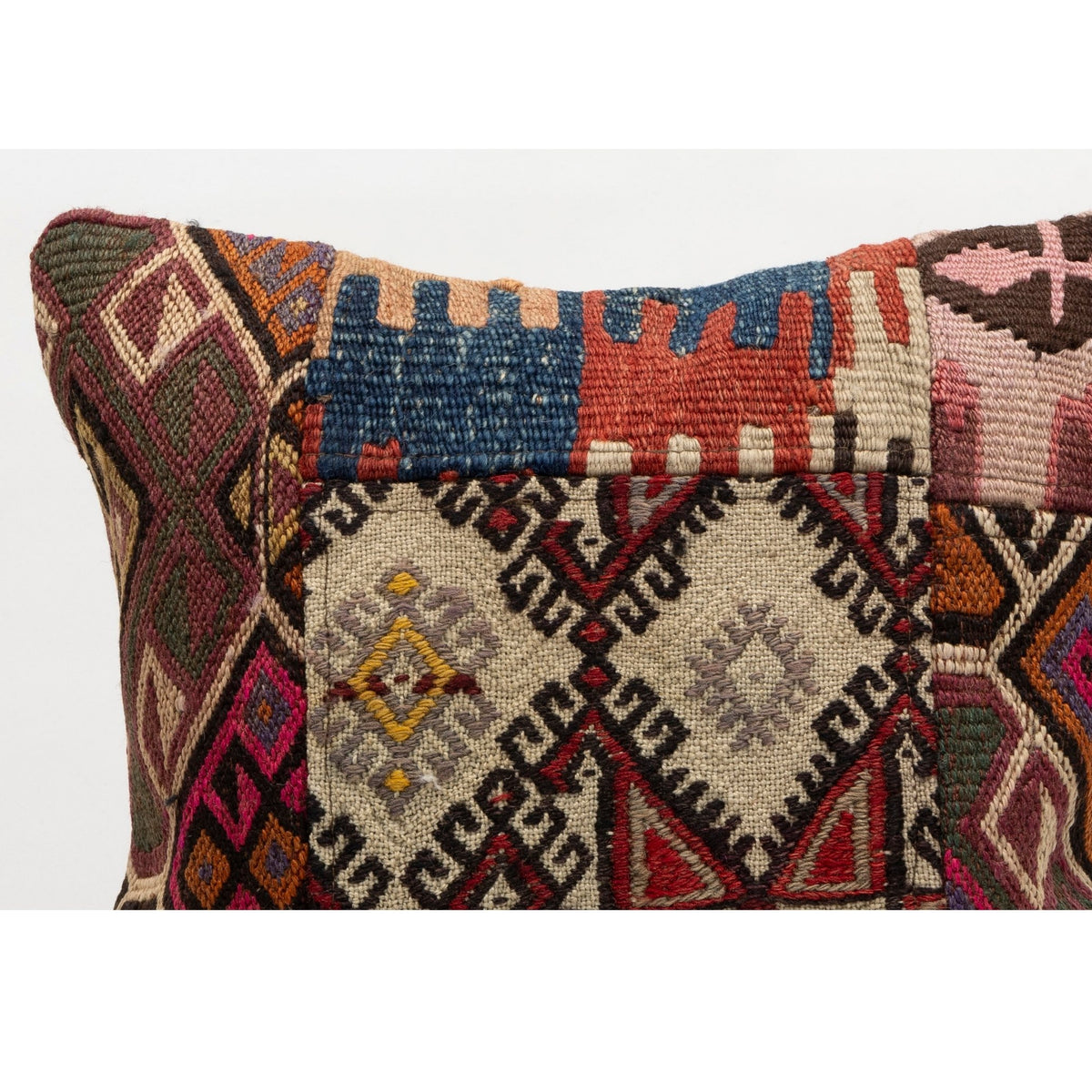 Handmade Vintage Turkish Kilim Pillow Cover