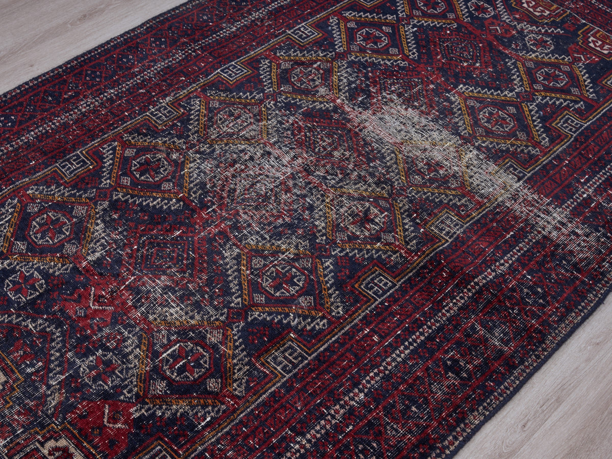 3'4" x 5'11" Vintage Persian Style Small Rug