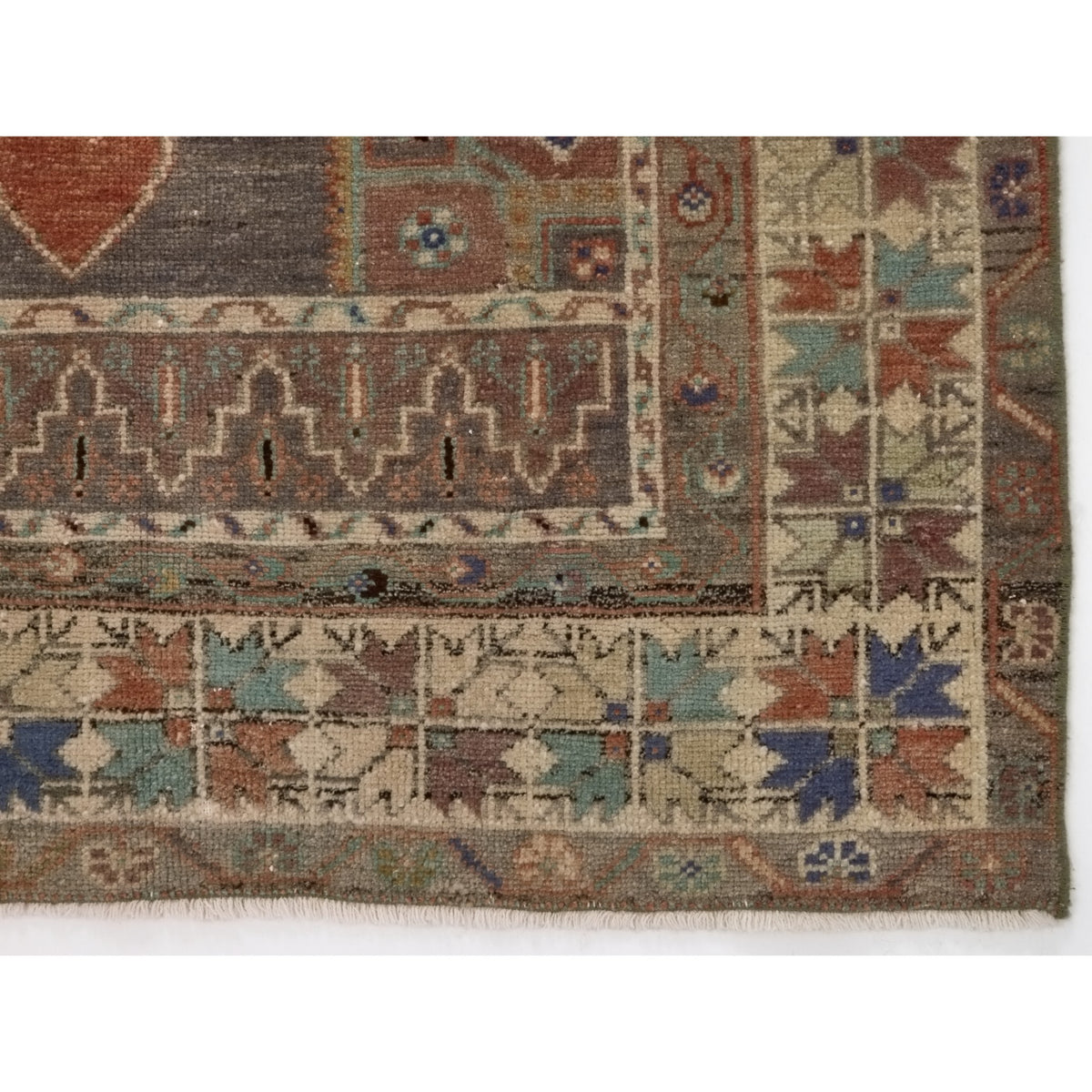 Revasa - (3'11'' x 7'10'') Vintage Turkish Rug