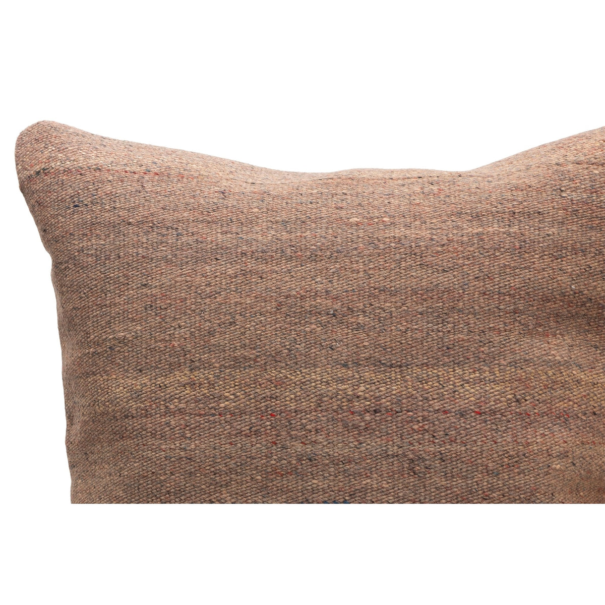 24" x 24" Handwoven Neutral Kilim Pillow Cover