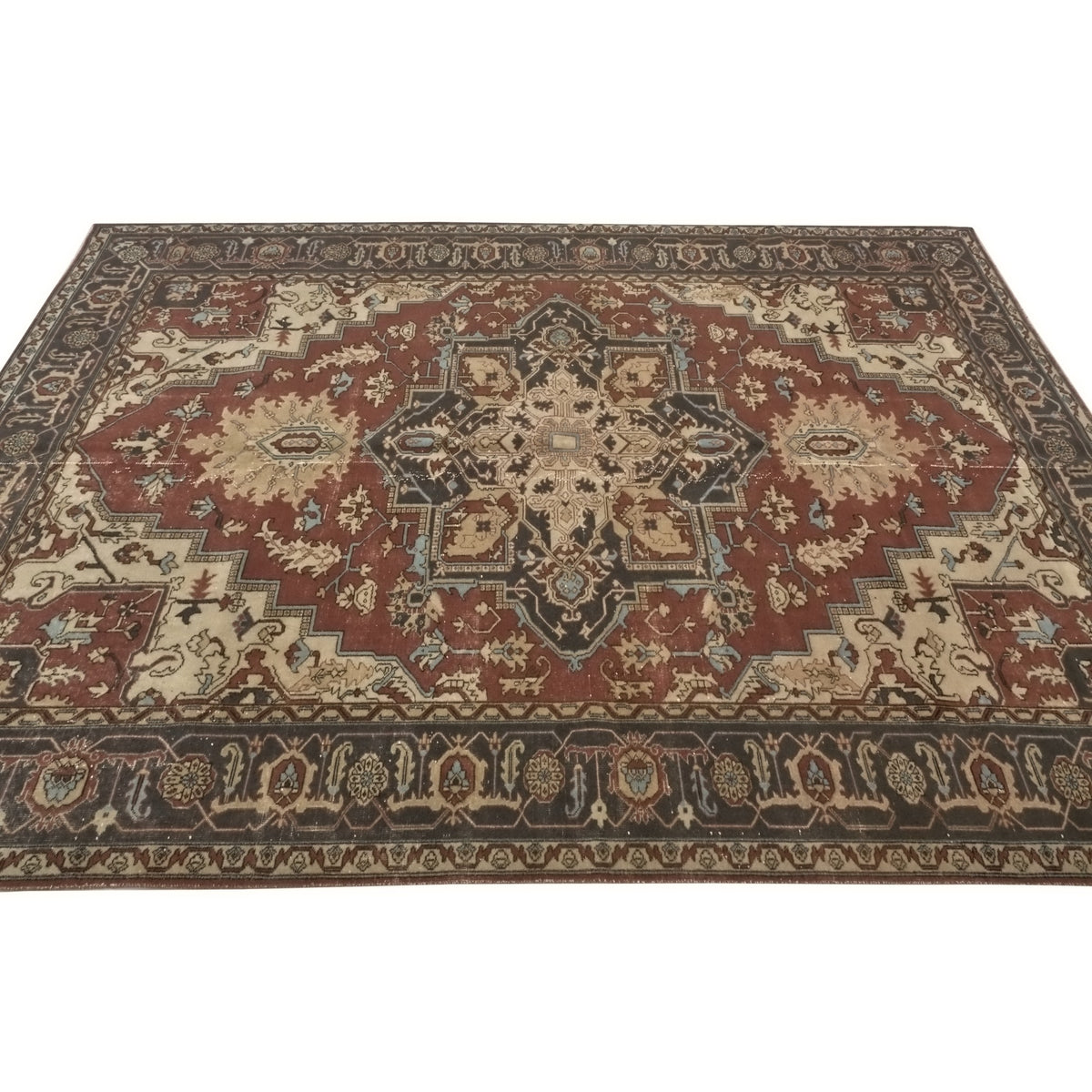 Sentulia - (7' x 9'11'') Vintage Turkish Rug