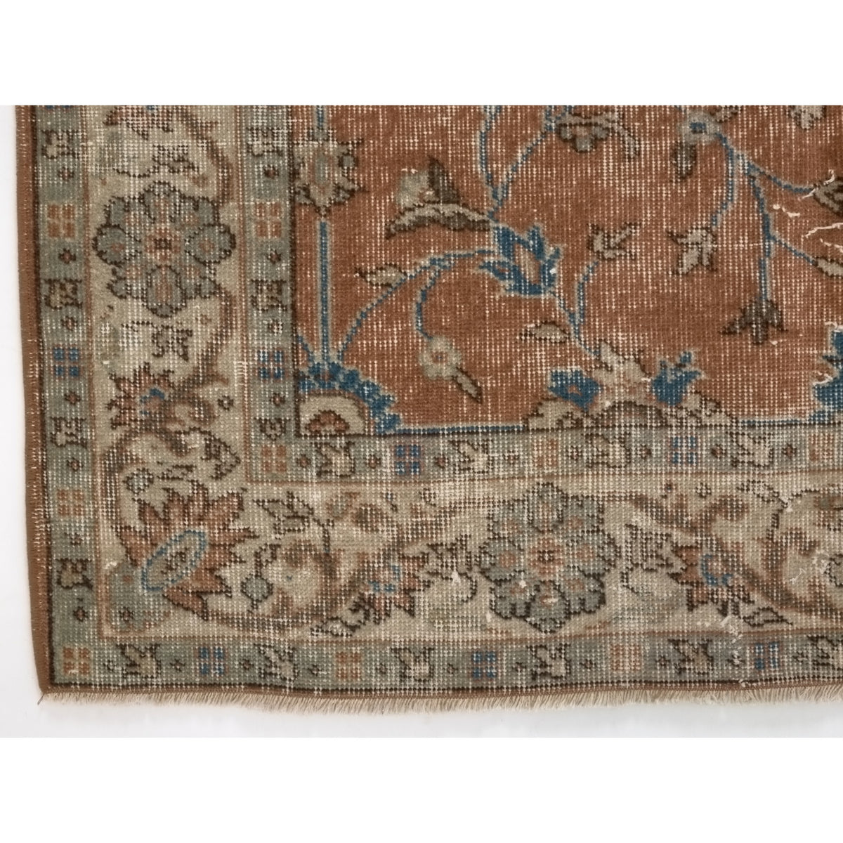 Gaiman - (4'11'' x 8'6'') Vintage Turkish Rug