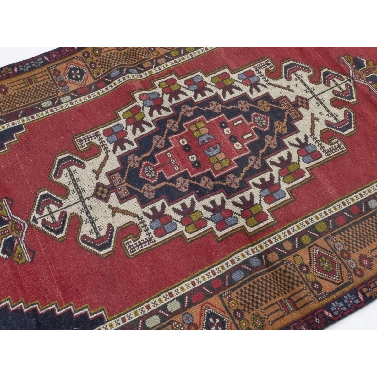 Paine - (4'2'' x 8') Vintage Turkish Rug