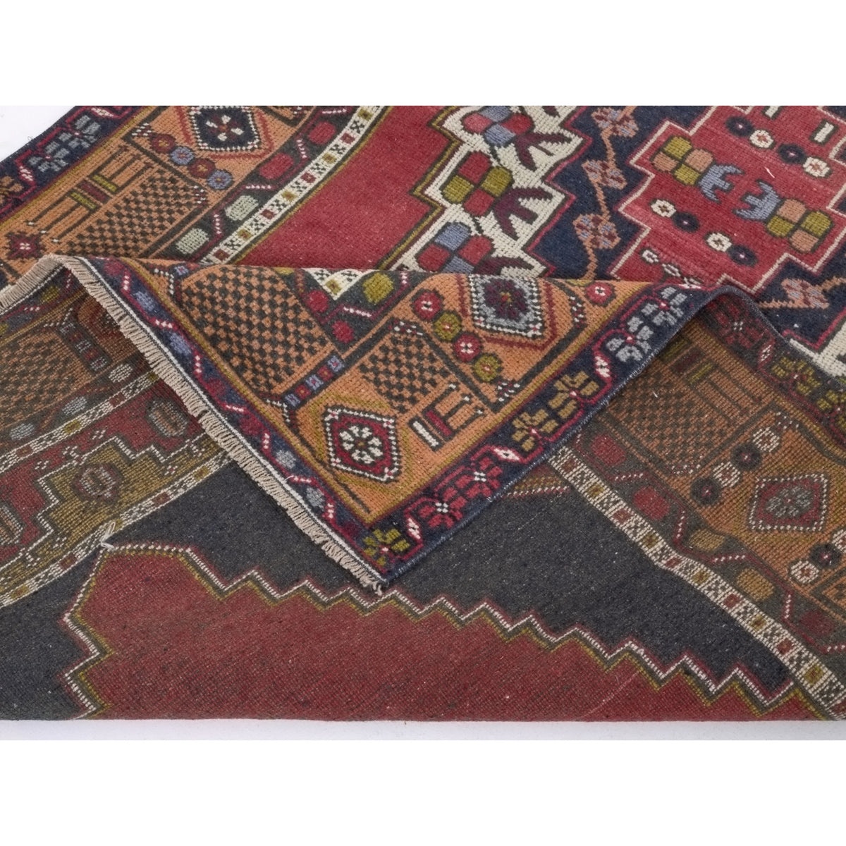 Paine - (4'2'' x 8') Vintage Turkish Rug